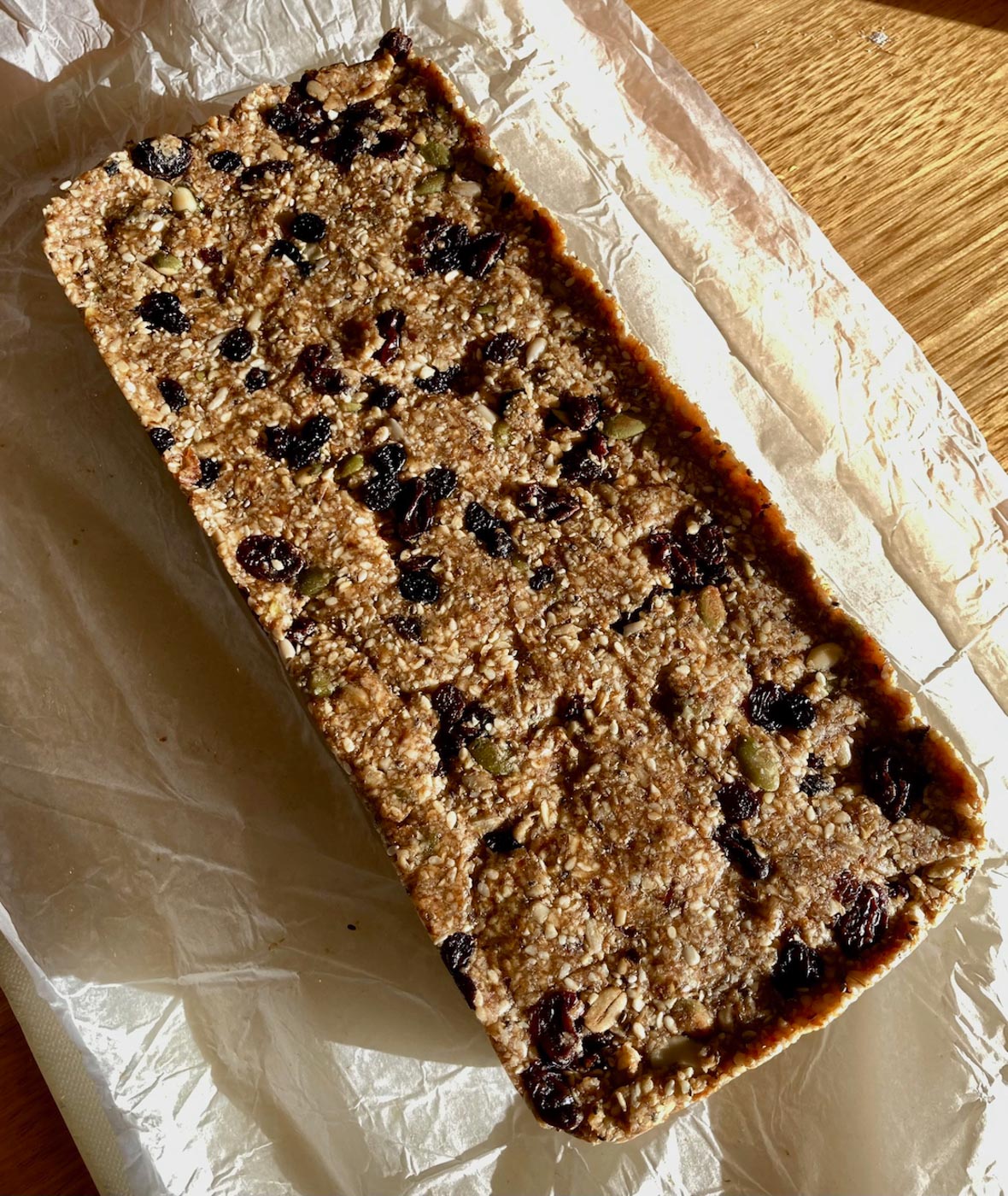 Granola muesli slice