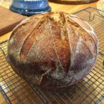 no knead sourdough bread making