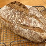 no knead sourdough bread making