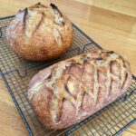 no knead sourdough bread making