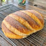 no knead sourdough bread making